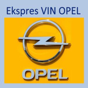Ekspresowe sprawdzenie VIN Opel