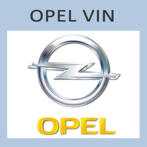 sprawdzenie VIN Opel